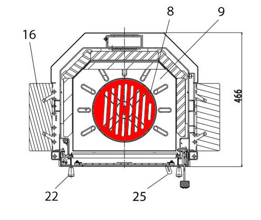 Haas+Sohn Harstadt 216.15 Ascherost Feuerrost