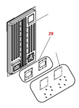 Haas+Sohn Pallazza III 519.08 Revisionsdichtung Set Inspektionsdeckeldichtung