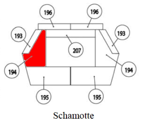 Haas+Sohn Orsted 266.17 Bodenstein links Schamottestein