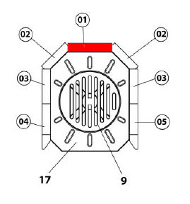 Haas+Sohn Husum 206.15 Rückwandstein