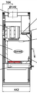 Haas+Sohn Vestre 368.19 grill de foyer grille tournante