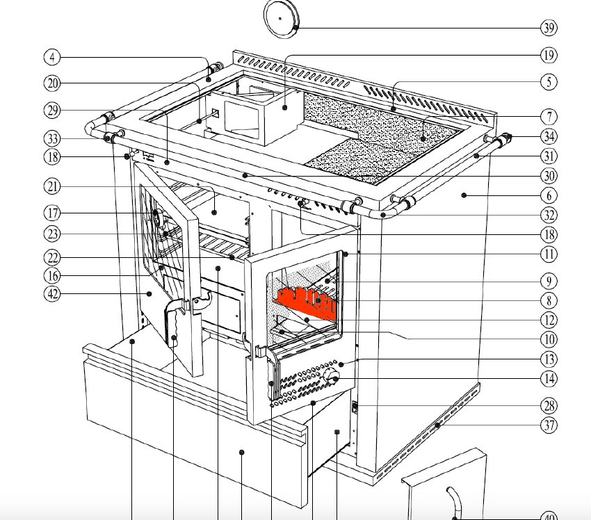 Wamsler K135F/A Grille à poser