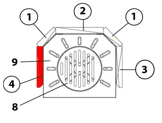 Haas+Sohn I 2060 Pierre de paroi côté à gauche à l’avant